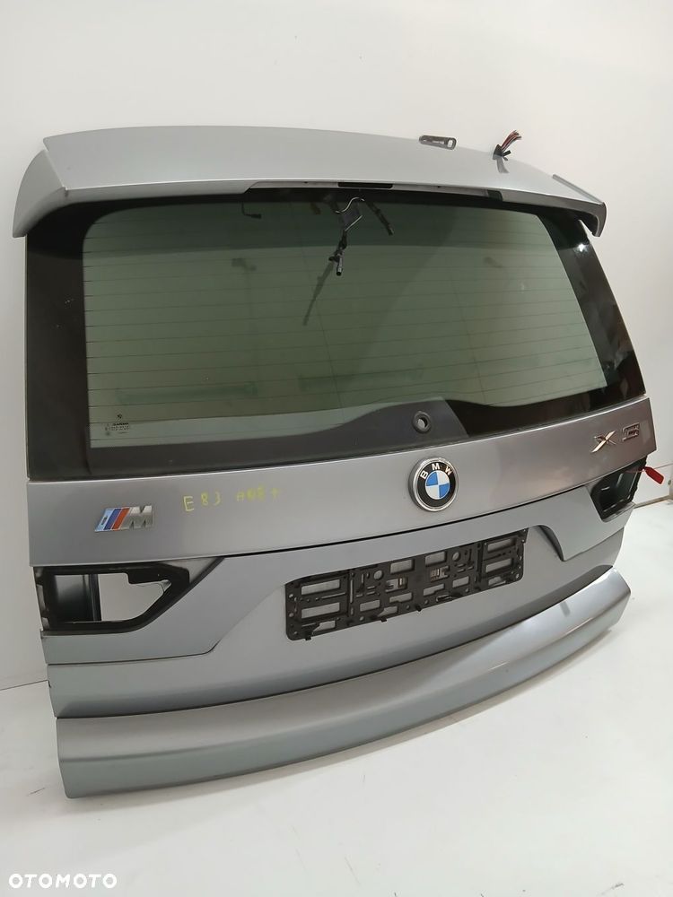 KLAPA BAGAŻNIKA BMW X3 E83 SILBERGRAU A08/7 - 2