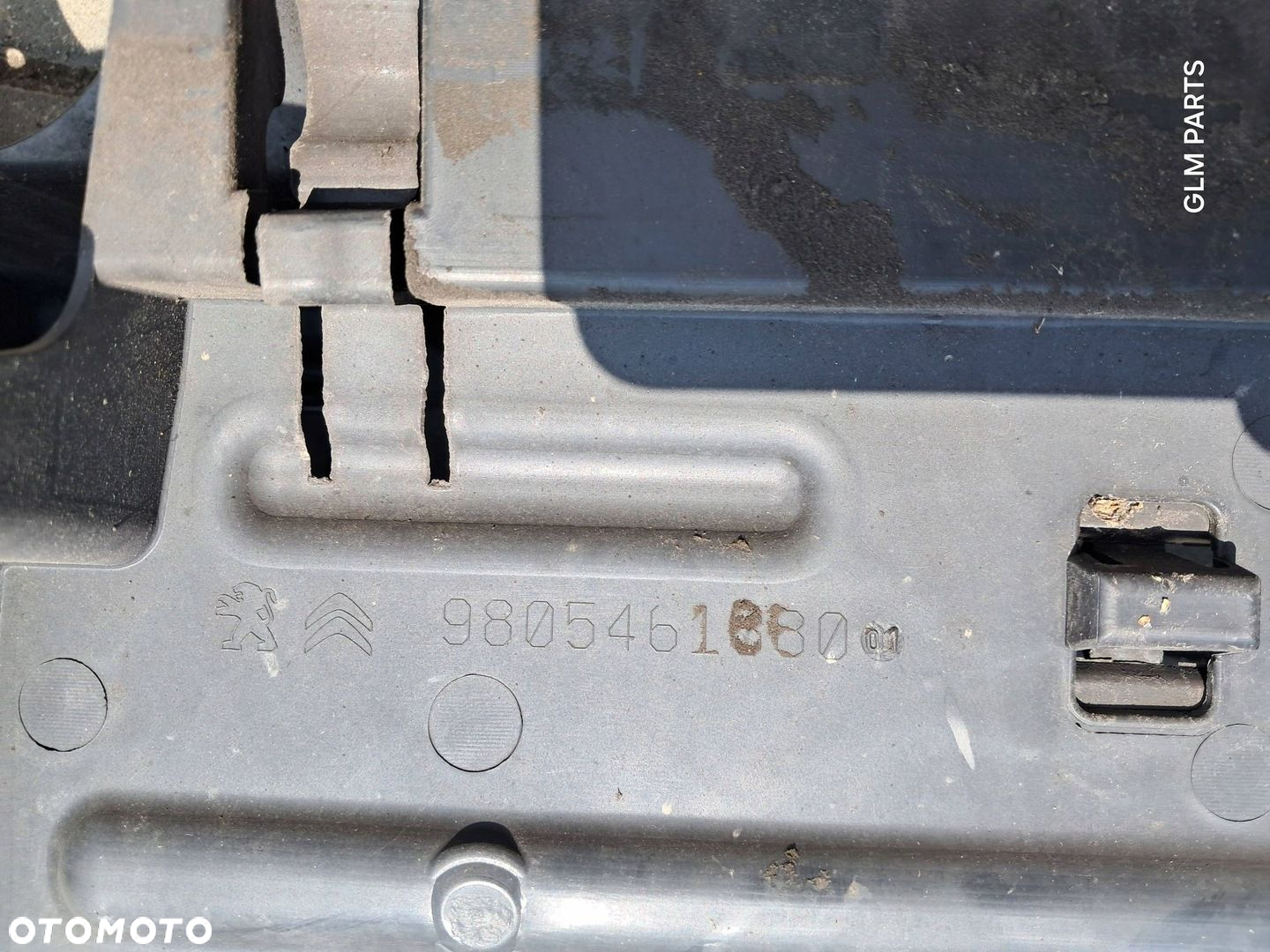 Peugeot 3008 I LIFT wzmocnienie górne zderzaka czasza 9805243277 - 5