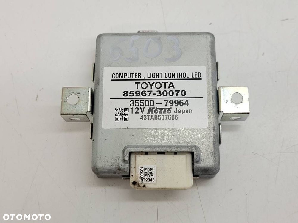 MODUŁ STEROWNIK ŚWIATEŁ LEXUS RX 450H III 85967-30070 - 1