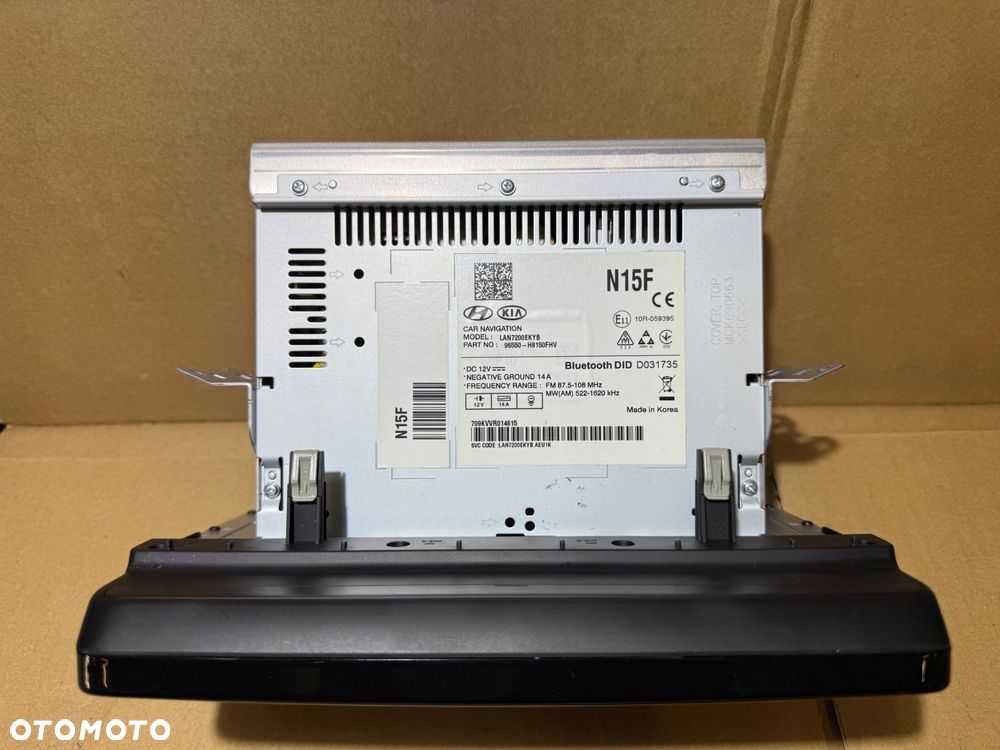kia stonic radio nawigacja navi ekran wyświetlacz 96550-h8150fhv - 5