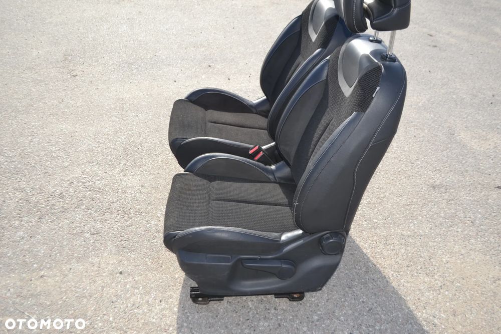 CITROEN C4 II B7 FOTEL FOTELE PRZÓD PRZEDNIE KANAPA PÓŁSKÓRA KPL POMORSKIE - 8
