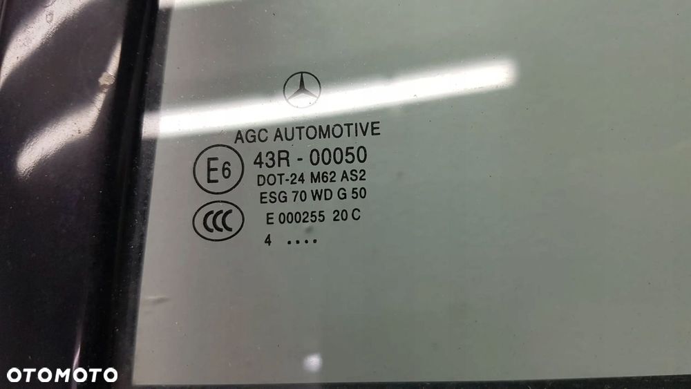 mercedes cls 218 sedan drzwi lewy tył tylne szyba mechanizm idealne 890 eu - 7