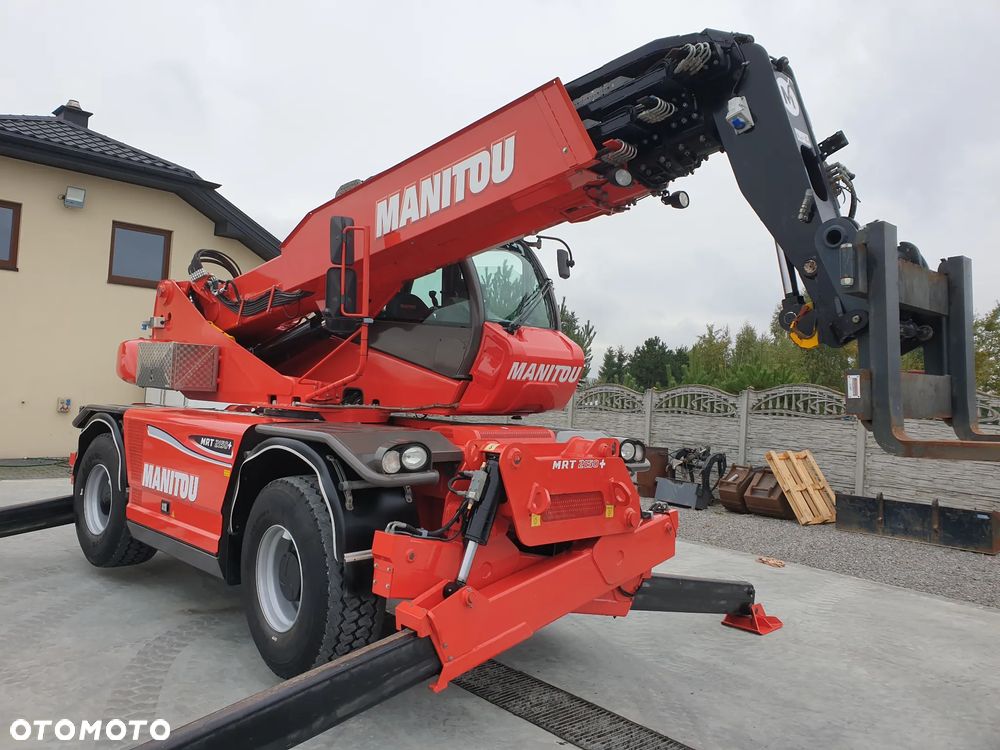 Manitou MRT Roto 2150+Privilege kosz/wciągarka/widły/pilot sprowadzona piękny stan - 4