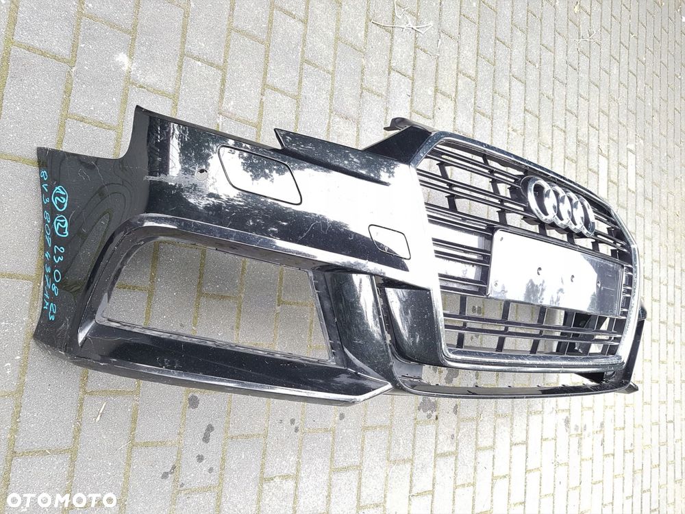 audi a3 16-19 lift s-line zderzak przód 8v3807437am - 3