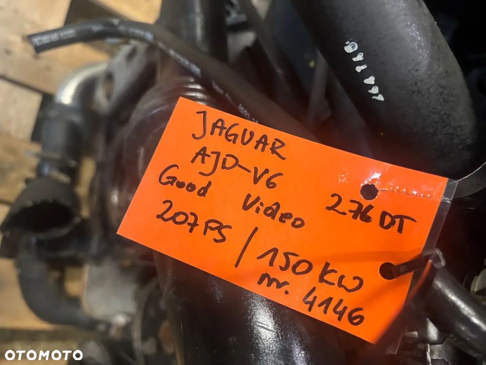Silnik kompletny  Jaguar S-type XF XJ 2.7 D V6 AJD  FILM video  ajd-v6 276dt f - 2