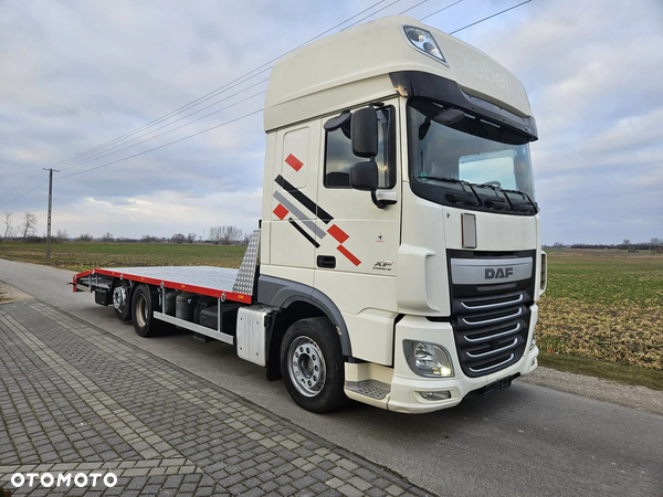 DAF XF / 6x2 / NOWA LAWETA 2025 R / NAJAZDY / WCIĄGARKA / POMOC DROGOWA / EURO 6