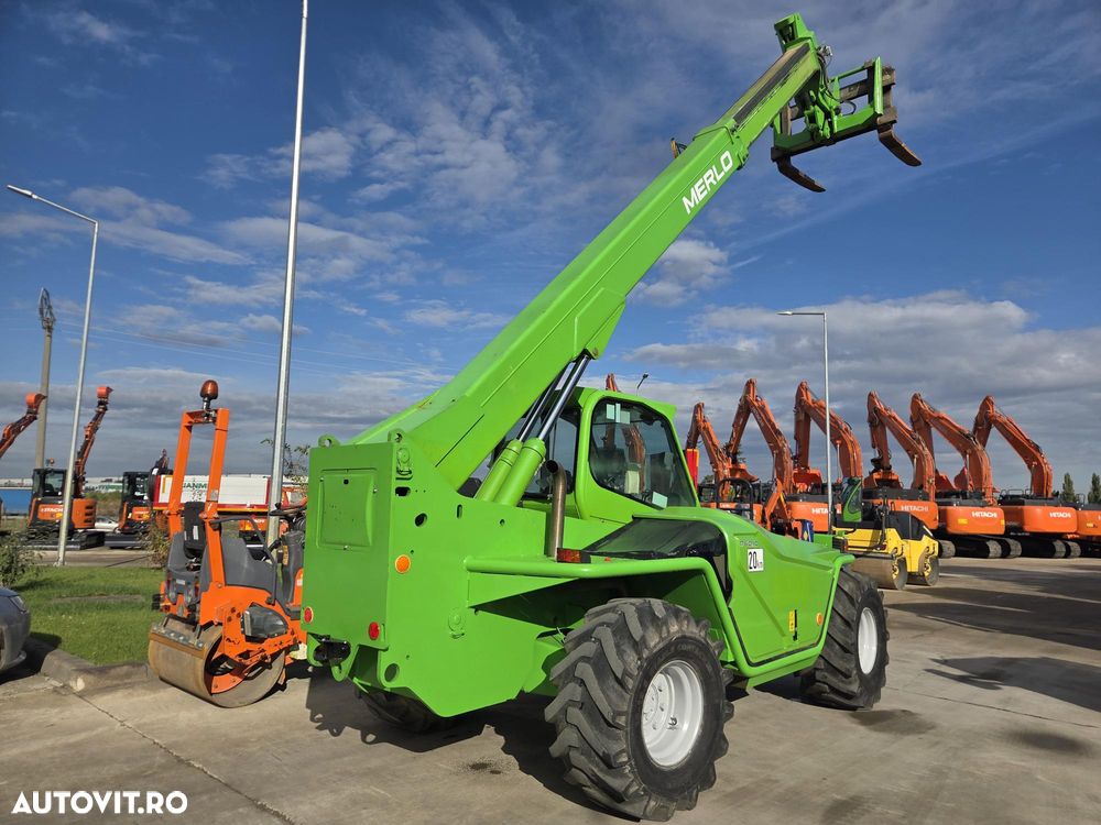 Merlo P60.10, TELESCOPIC la 10m, ridica 6tone, 2018, 2.5217h, furci, cupa, motor Deutz 110CP, cupa, latime 2,25m, 5,5m pe orizontala, STARE FOARTE BUNA, posibilitate leasing  2 ani-PROMOTIE 51.900 EUR+Tva - 2