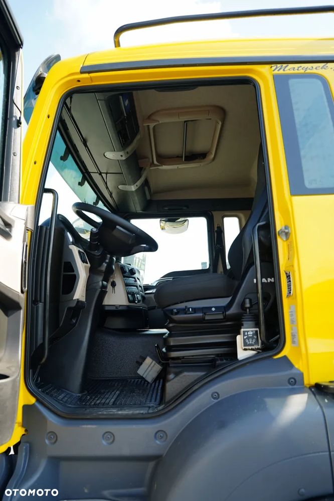 MAN TGS 26.420 / 6x4 / WYWROTKA 2 STRONNA / HYDROBURTA / BORDMATIC + HDS PALFINGER 18002 / ROTATOR / PILOT / EURO 6 - 29