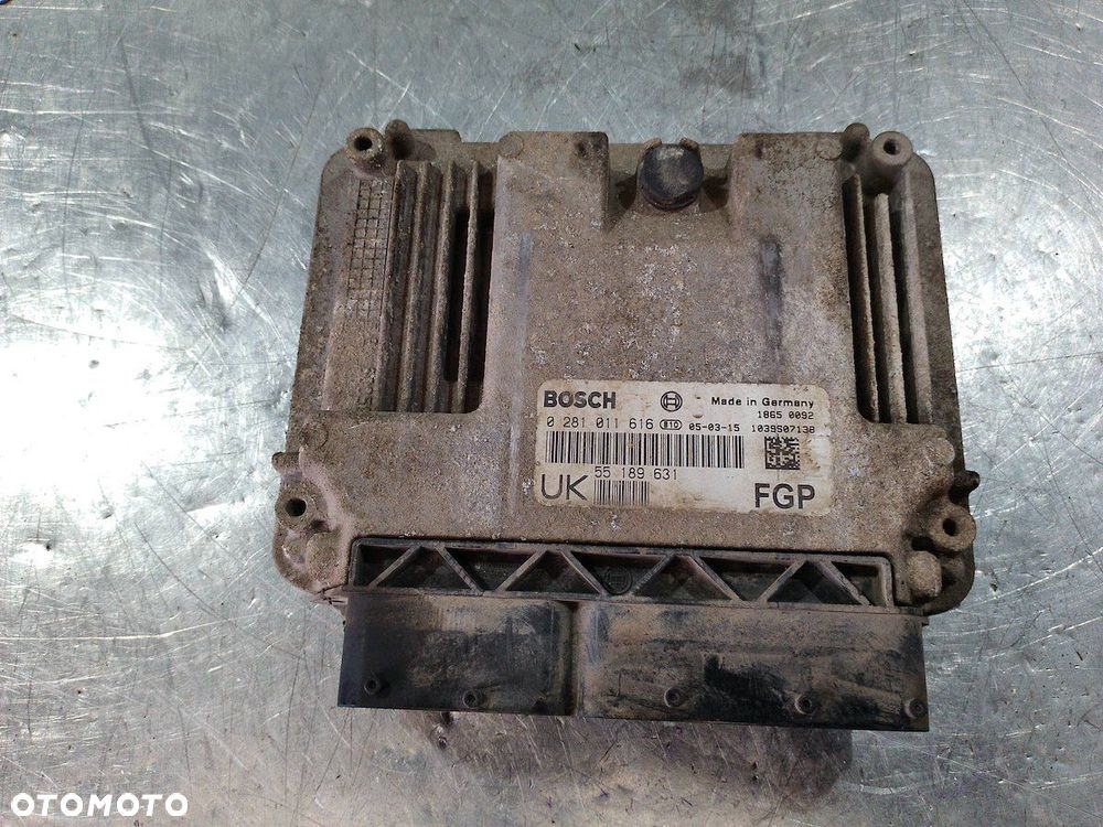 KOMPUTER, STEROWNIK OPEL VECTRA C 55189631  0281011616 1.9 CDTI - 5