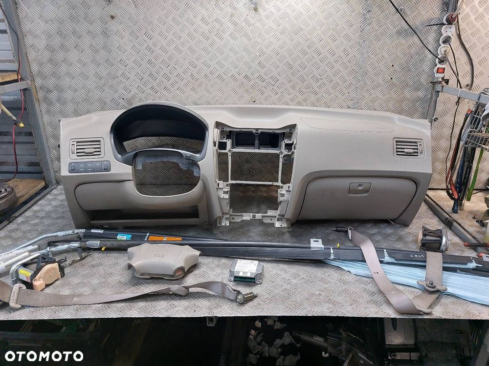 ZESTAW AIRBAG KOKPIT DESKA MODUŁ PODUSZKI PASY KURTYNY HYUNDAI TUCSON I - 1