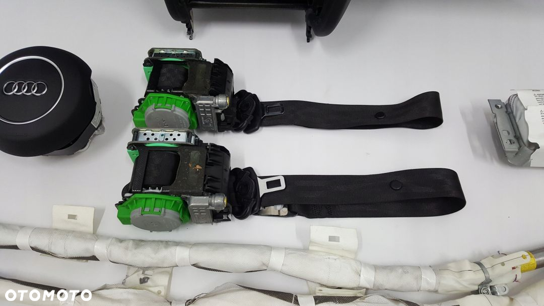 AUDI A5 LIFT DESKA ROZDZIELCZA KONSOLA KOKPIT PULPIT PODUSZKI AIRBAG AIR BAG PASY KURTYNY KIT SET - 7