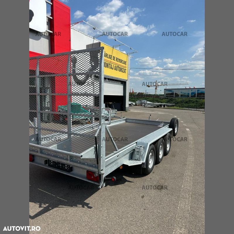 Autocar Platforma,trailer  cu trei axe pentru transport de utilaje  K4535 - 7