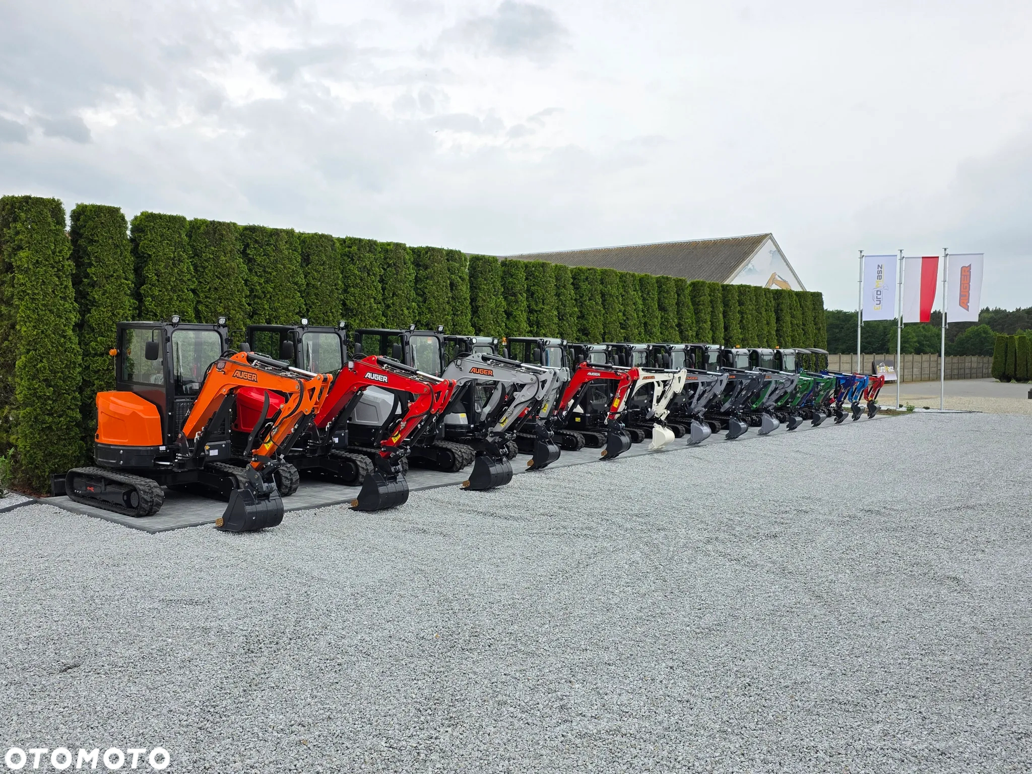 Inny NOWA MINIKOPARKA AUGER 30, WAGA 2700 KG, KUBOTA silnik - 2