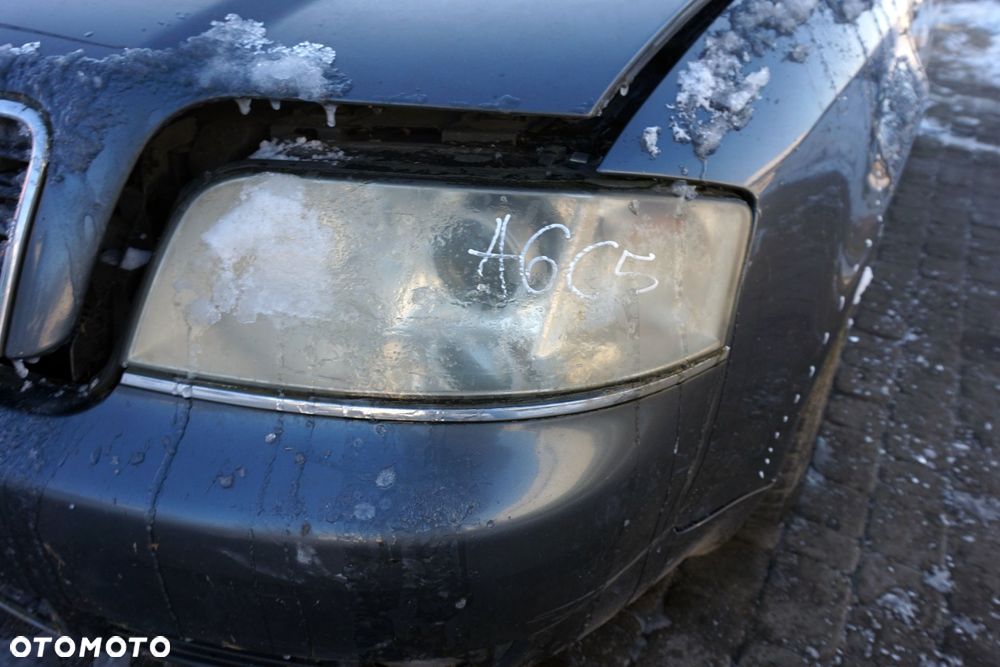 MASKA ZDERZAK BŁOTNIKI LAMPY A6 C5 LIFT LX7Z  AUDI 2001-2004 SZARY PRZÓD KOMPLETNY - 26
