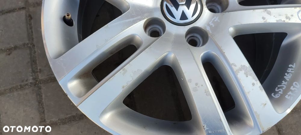 FELGI ALUMNIOWE 5x112 6,5Jx16 CALI ET50 RONAL fi 57.1 1KO601025AJ VW TOURAN GOLF V VI VII JETTA PASSAT AUDI SEAT SKODA KOMPLET 4 SZTUKI - 3