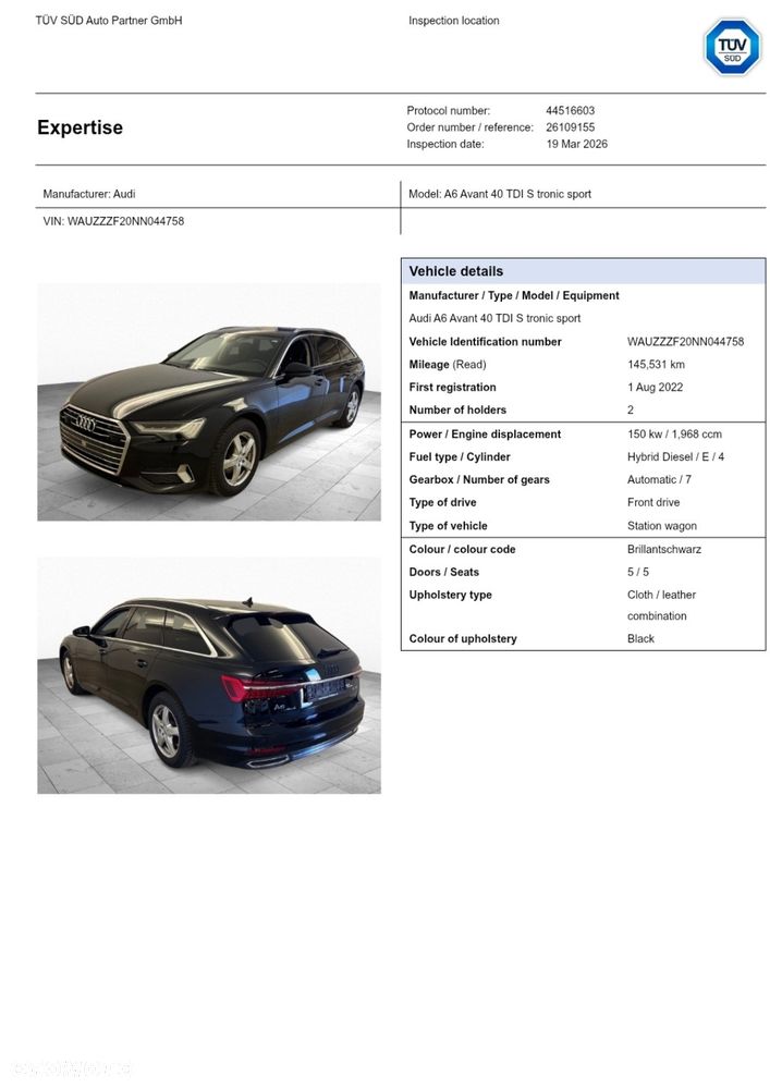 Audi A6 Avant 40 TDI S tronic sport - 6