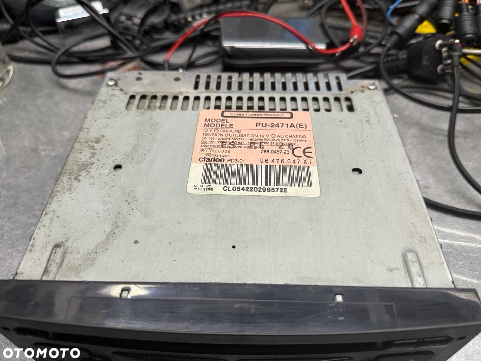 Fabryczne Radio Cd Citroen C3 PU-2471A Clarion - 4