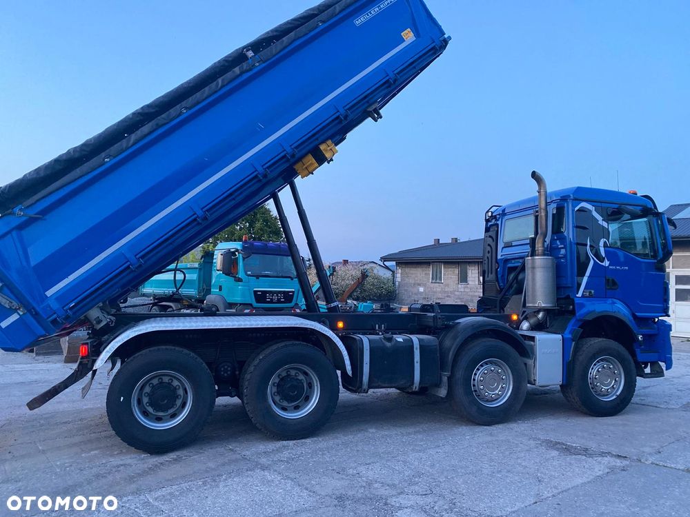 MAN TGS 35.470 8x4 Meiller Kipper + Bordmatik / Retarder / Jak Nowy - 7