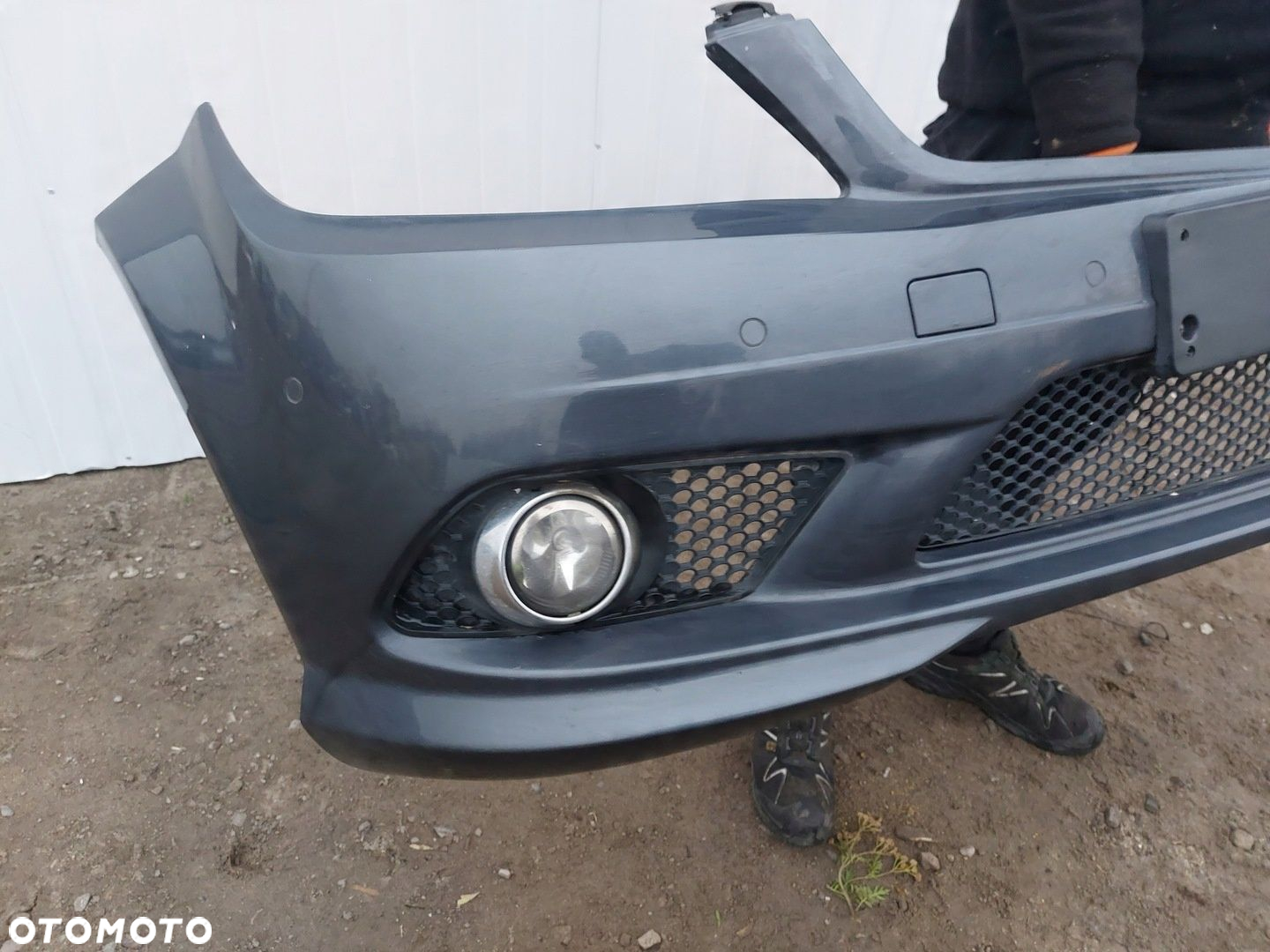 MERCEDES C-KLASA W204 AMG PDC ZDERZAK PRZÓD PRZEDNI KOMPLETNY - 3