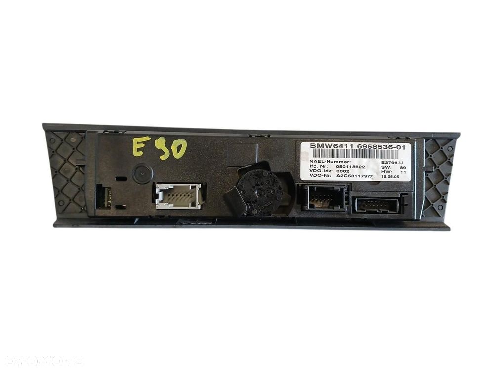 PANEL STEROWANIA KLIMATYZACJĄ BMW E90 6958536 E90 - 2