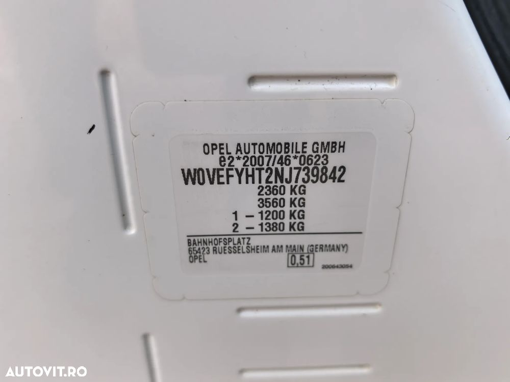 Opel Combo Crew Van 1.5 CDTI 100 CP MT6 L2H1 Start/Stop Sarcina marita - 9