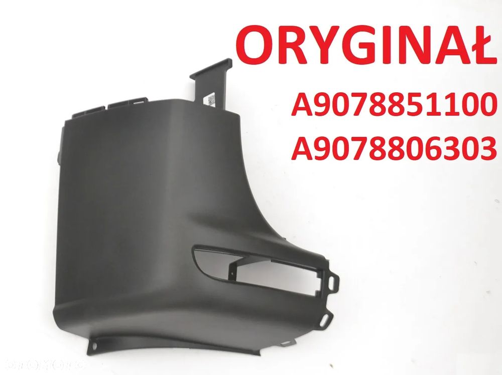 MERCEDES SPRINTER W907 907 Zderzak Tył Tylny Tylni Narożnik LEWY PRAWY A9078800702 A9078851100 - 6