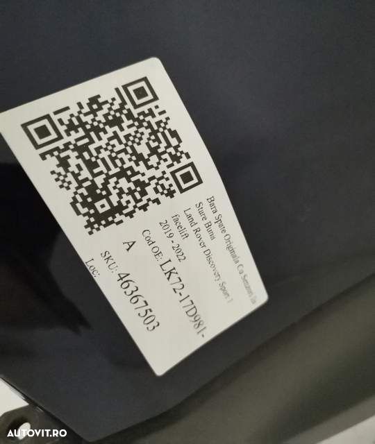 Bara Spate Originala Cu Senzori In Stare Buna Land Rover  Discovery Sp - 8