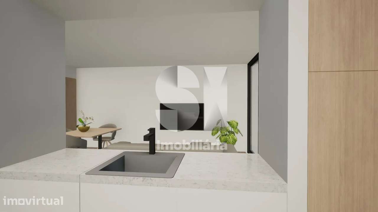 Apartamento T0+1 Novo com Lugar de Estacionamento | Areosa - Grande imagem: 3/7