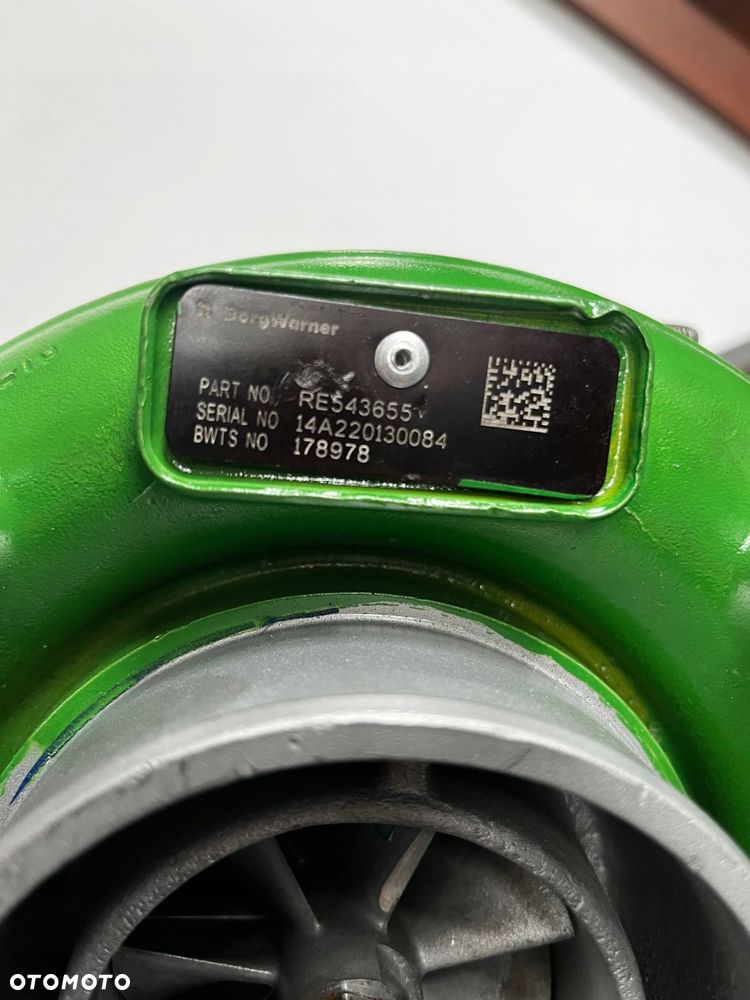 turbosprężarka do biturbo re543655 dz100202 john deere + rabat 1000 zł opis - 2