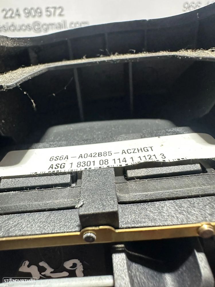 .Airbag Volante Guiador Original Ford Fiesta 5 MK5 6S6AA042B85ACZHGT 2001 - 2008 - 7