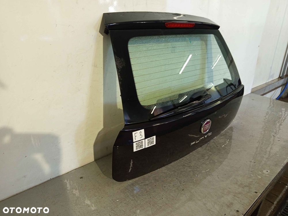 + KLAPA TYŁ TYLNA BAGAŻNIKA DO FIAT GRANDE PUNTO EVO 750/A CZARNY - 3