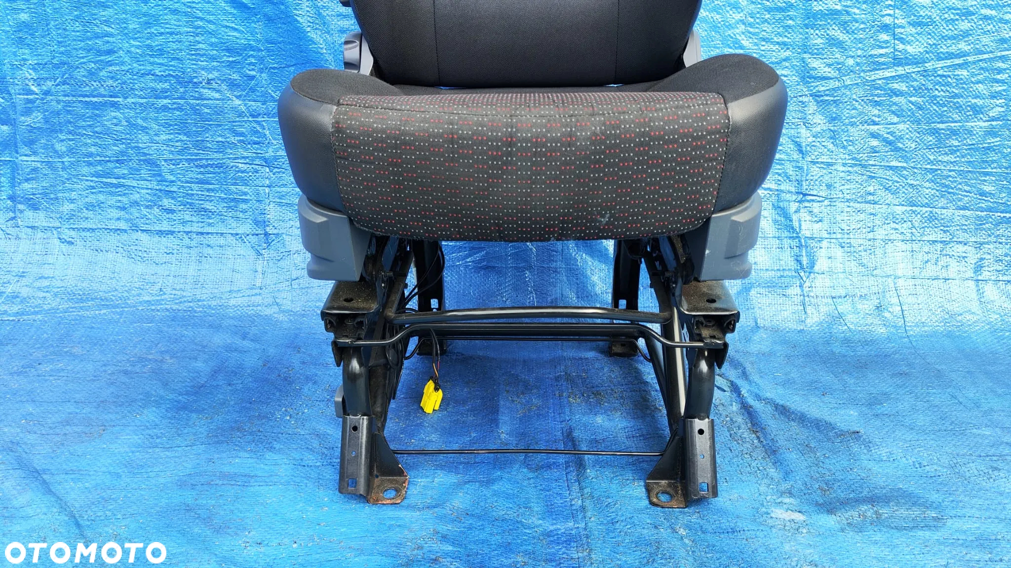 FOTEL PASAŻERA PRAWY PRZÓD POJEDYNCZY KOMPLETNY PODSTAWA STELAŻ NAPINACZ PEUGEOT BOXER CITROEN JUMPER FIAT DUCATO III 3 2014- - 6
