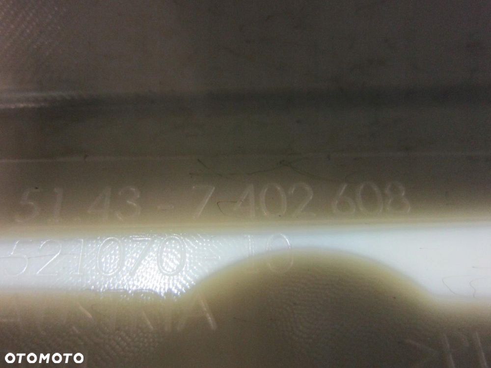 BMW X1 F48 ZESTAW PODSUFITKI OSŁONY UCHWYTY CZARNE DASZKI SŁUPKI 8065553 - 9
