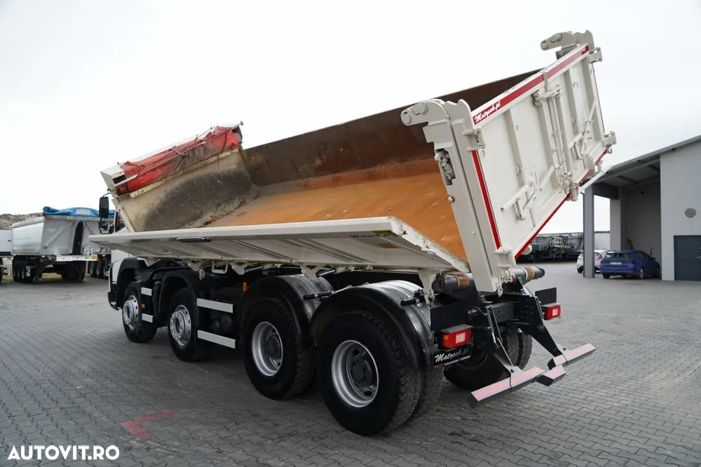 Volvo FMX 420 / 8X4 / BASCULATOR CU 2 LATE / HYDRODOLTA / HYDRODOLTAPA / BODRMATIC / MEILLER KIPPER / I-SHIFT / EURO 5 - 9