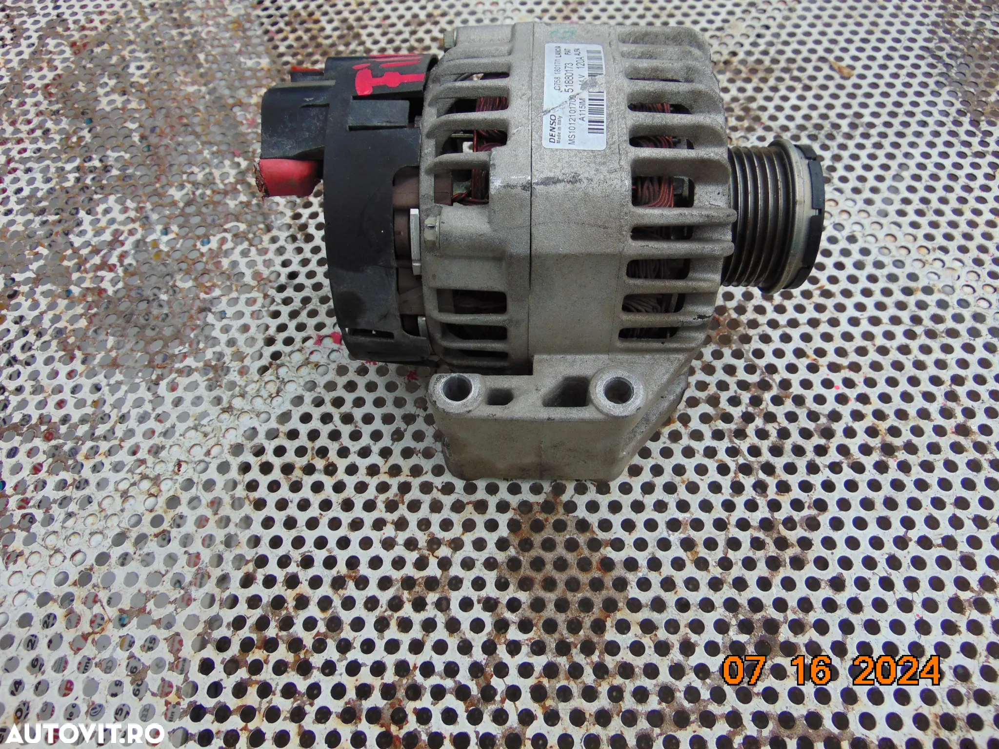 Alternator fiat tipo 1.4 benzina cod 51880173 fiat 500 1.3 puntoalfa romeo - 5