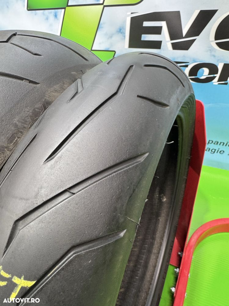 Set Anvelope Moto 120 70 17 si 180 55 17 Pirelli 2022 Rosso2 Set132 - 4