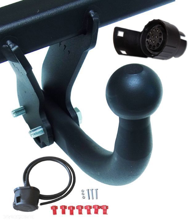 HAK HOLOWNICZY + WIĄZKA + GNIAZDO 7 PIN FORD FOCUS C-MAX CMAX MK1 + FACELIFTING FL 2003-2010 - 1