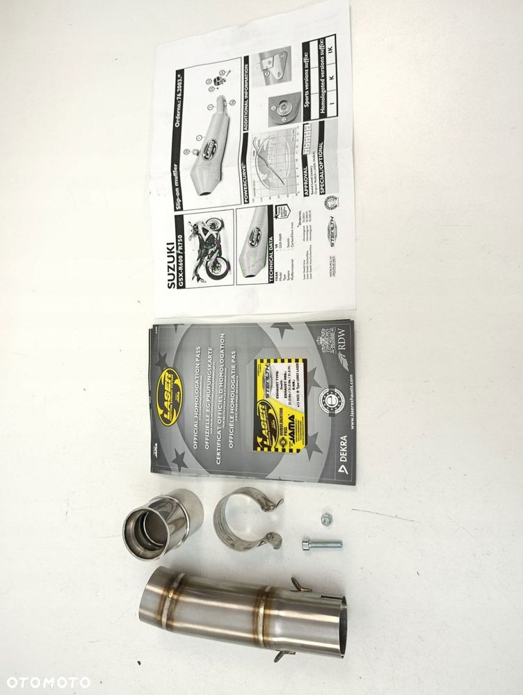 SUZUKI GSXR 600 750 K8 KOLEKTOR WYDECHOWY DOLOT LASER - 2