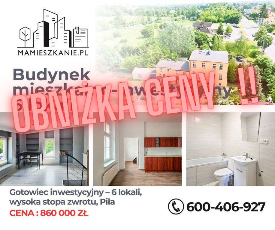6 samodzielnych lokali w jednej lokalizacji