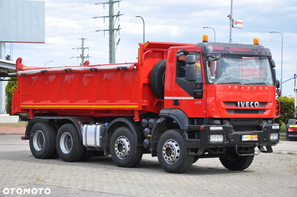 Iveco 410 TRAKKER 8x4 3 STR KIPER HYDROBURTA NOWE SPRZĘGŁO
