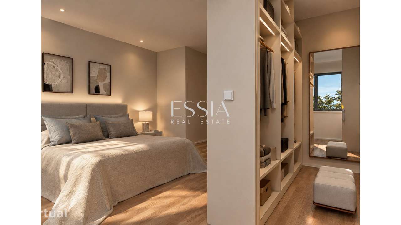 Apartamento T1 com Varanda e Acabamentos Modernos em Leça da Palmeira - Grande imagem: 5/13