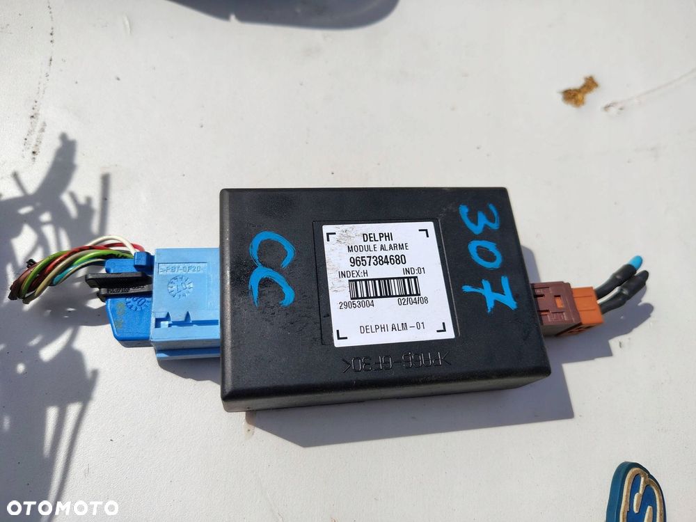 KOMPUTER SILNIKA ZESTAW 9664981980 PEUGEOT 307 CC 2.0 16V - 7