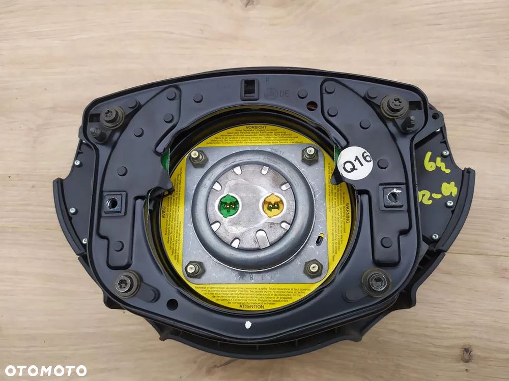 MERCEDES W211 AIRBAG KIEROWNICY PODUSZKA KIEROWCY CZARNA - 6