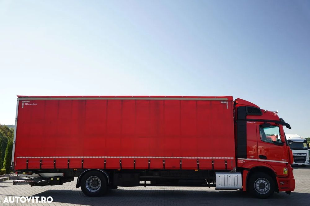 Mercedes-Benz ACTROS 1833 / CORTINĂ - 8,5 M / 4x2 / STREAM SPACE / LIFT DHOLLANDIA - 7