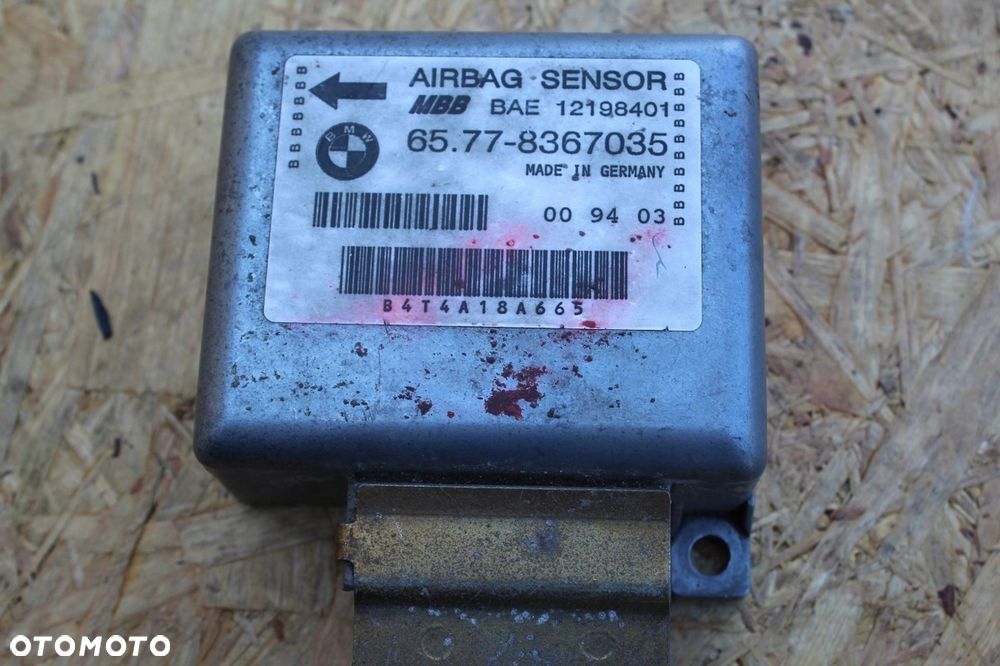 Moduł sensor poduszek AIRBAG BMW e36 8367035 - 1