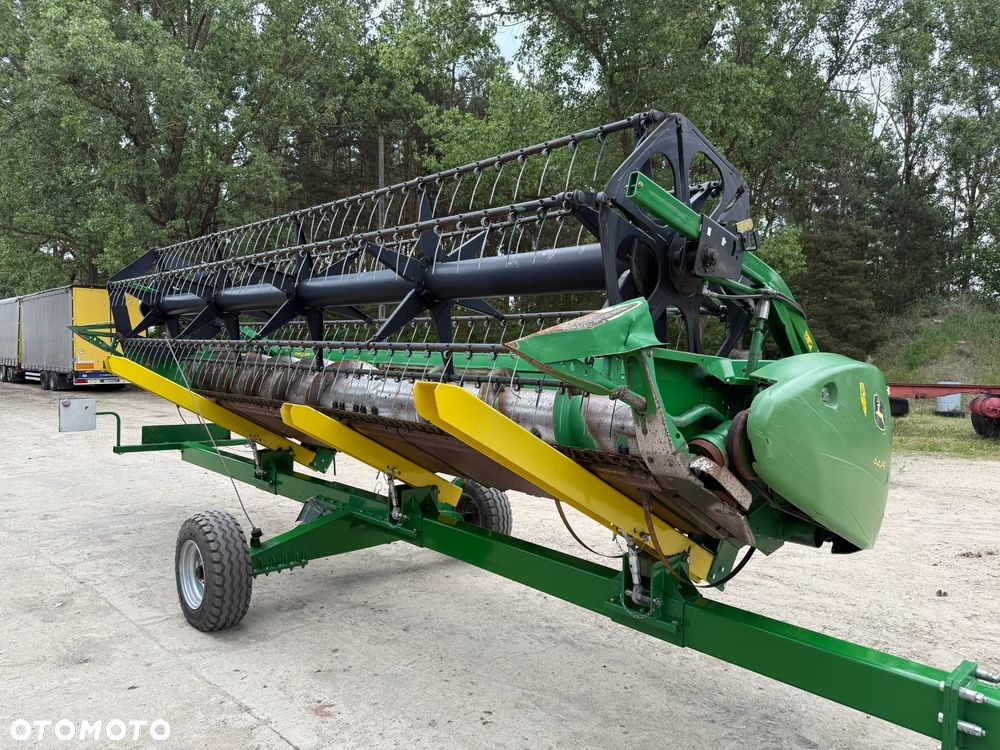 John Deere W540 6.8L 280KM HYDROSTAT 4x4 KLIMA GPS HEDER 6.2m Z WÓZKIEM 1800Mth 2012r W ORGINALE IGŁA - 11