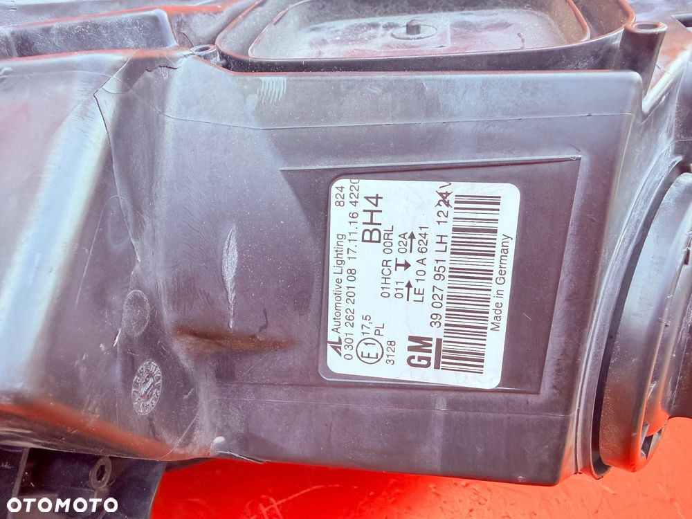 LAMPA LEWA OPEL ASTRA J GTC CASCADA ZWYKŁA BDB 39027951 - 3