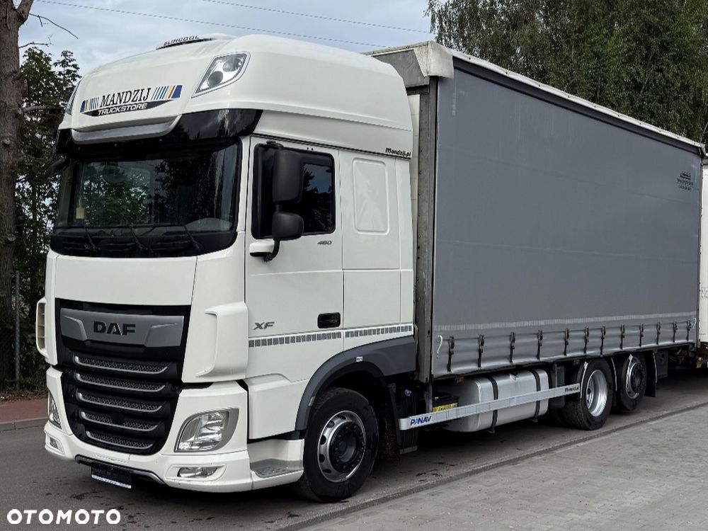 DAF XF480 SUPER SPACE CAB TANDEM JUMBO 6x2 OŚ PODNOSZONA AUTOMAT STANDKLIMA 2xALUTANK SKÓRA LED FIRANKA DŁ:7.70 m PRZESTRZENNY 60M3 - 3