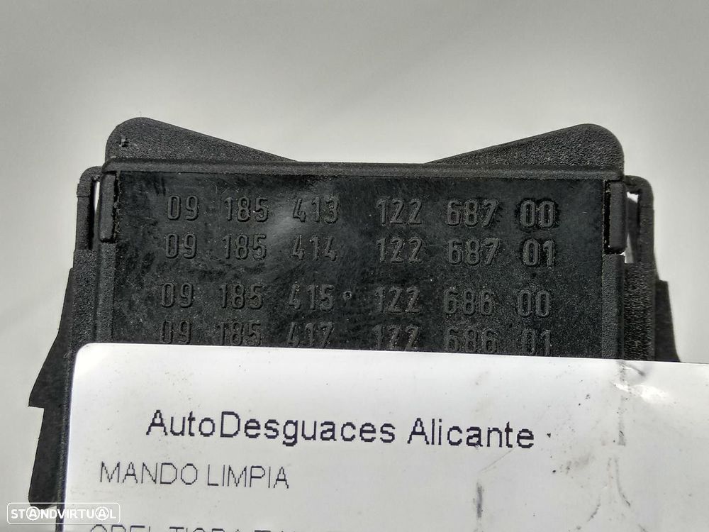 COMANDO LIMPA-VIDROS OPEL TIGRA TWINTOP 2005 - 1