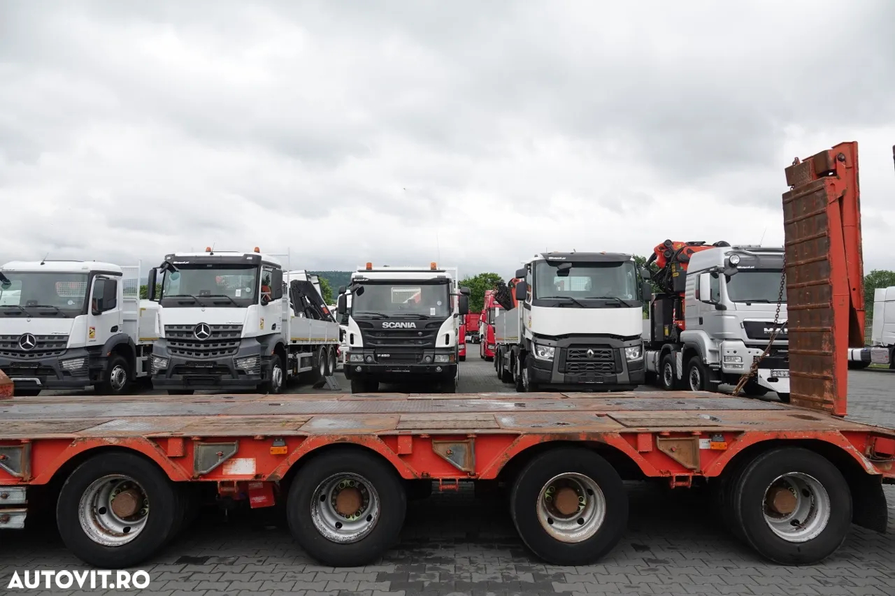 Kaiser REMORCĂ CU ÎNCĂRCARE MICĂ KAISER / GVW:  72.000 KG! / 4 AXI / AXIE DIRECTION / IMPORTAT - 24